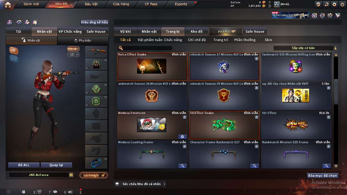 shop acc cf uy tin gia re